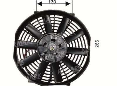 FAN MOTORU RFM 1190 24V.PERVANELI10,5