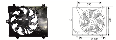 FAN MOTORU RFM 3040 HYUNDAI I-10 FAN MOTORU 2008->2012 