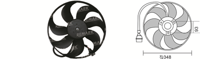 FAN MOTORU RFM1911 VW.BORA/GOLF IV/POLO 1,4-1,6 BENZINLI 