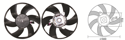 FAN MOTORU RFM2016 CADDY IIPOLO CLASSIC KALIN 