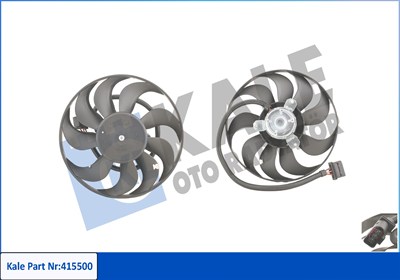 FAN MOTORU SAĞ AL/AL VOLKSWAGEN GOLF IV , BORA 99-01 , SEAT LEON , SKODA OCTAVIA , FABIA 1.8, 1.8T, 1.9 TDI, 2.0 