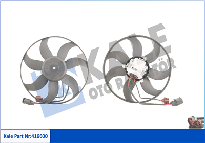 FAN MOTORU VOLKSWAGEN CADDY III 1.4-1.4 16V-1.6 04=>, GOLF V 1.4 TSI, 1.6 FSI 03-08 