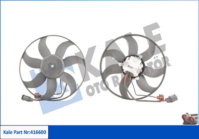FAN MOTORU VOLKSWAGEN CADDY III 1.4-1.4 16V-1.6 04=>, GOLF V 1.4 TSI, 1.6 FSI 03-08 