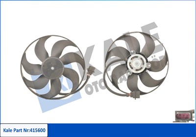 FAN MOTORU VOLKSWAGEN POLO 1.4-1.6 95-99, POLO 1.4-1.9 TDI 01=>, SEAT IBIZA IV, SKODA FABIA 99-08 