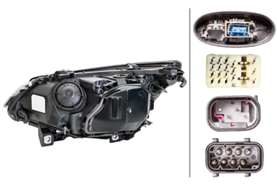 FAR SAĞ Bİ-XENON LED BMW 5 SERİSİ E60 01-10, 5 TOUR 