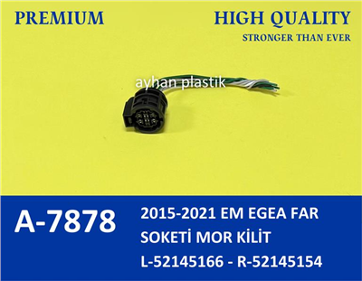 FAR SOKETİ MOR KİLİT EM FIAT EGEA 2015-2021