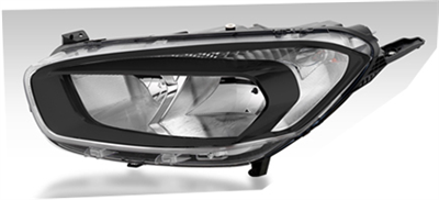 FAR SOL SİYAH ÇERÇEVELİ TRANSİT COURIER 14 > MOTORLU H15 H7 PY21W