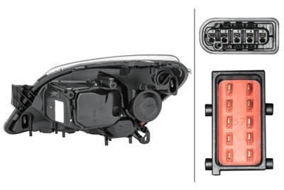 FAR+SİNYAL SAĞ ELEKTRİKLİ D2S+H7 OPEL ASTRA H 1.2 0 