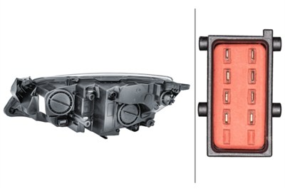 FAR+SİNYAL SAĞ ELEKTRİKLİ SİYAH H7+H7 OPEL ASTRA J
