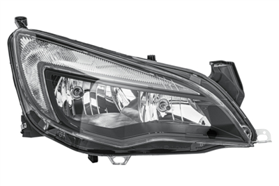 FAR+SİNYAL SAĞ ELEKTRİKLİ SİYAH H7+H7 OPEL ASTRA J