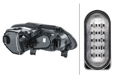 FAR+SİNYAL SOL ELEKTRİKLİ H7+H1 KROM VOLKSWAGEN CAD 