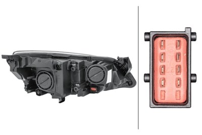 FAR+SİNYAL SOL ELEKTRİKLİ KROM H7+H7 OPEL ASTRA J 1 