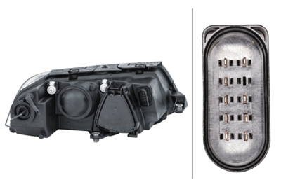 FAR+SİNYAL SOL ELEKTRİKLİ MOTORLU AMPULLÜ H7+H7 VOL 