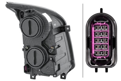 FAR+SİNYAL SOL ELEKTRIKLI MOTORLU H7+H7 VOLKSWAGEN