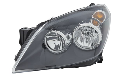 FAR+SİNYAL SOL ELEKTRİKLİ SİYAH H7+H1 OPEL ASTRA H