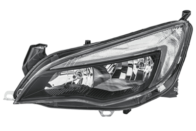 FAR+SİNYAL SOL ELEKTRİKLİ SİYAH H7+H7 OPEL ASTRA J
