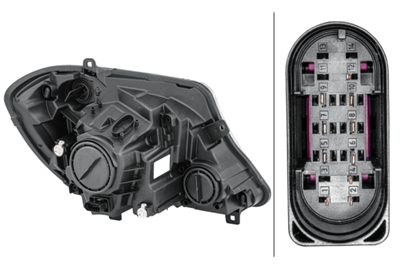 FAR+SİNYAL SOL ELEKTRİKLİ+MOTORLU H7+H7 MERCEDES-BE 