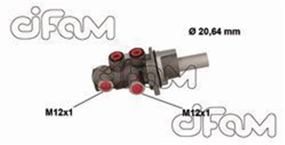 FREN ANA MERKEZ FORD FİESTA-BMAX-COURİER 08> DEPOSUZ 20.64mm