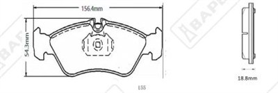 FREN BALATA ARKA [ MERCEDES BENZ SPRINTER 1996-2006, VW LT 1996-2006 ] 