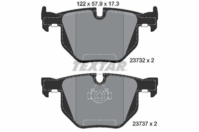 FREN BALATASI ARKA 520-525-530 BMW E60-70 2004-13 
