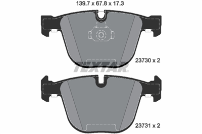 FREN BALATASI ARKA 530-İD-740İ-3.0SD BMW E60-70-71-90M3 2004-13 
