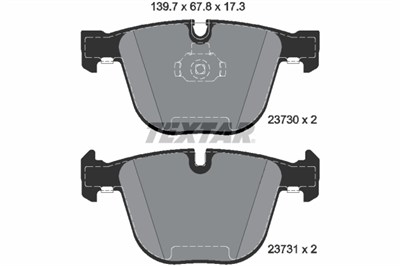 FREN BALATASI ARKA 530-İD-740İ-3.0SD BMW E60-70-71-90M3 2004-13 