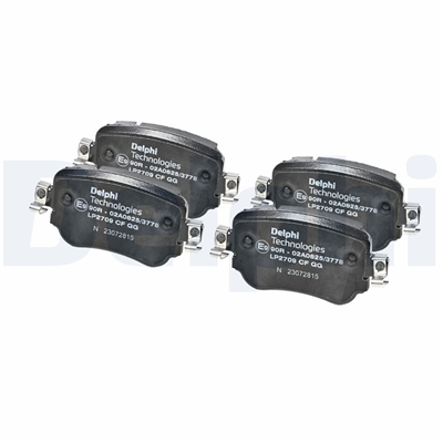 FREN BALATASI ARKA AUDI A1 1.4 / 1.6 14-18, A1 SPORTBACK S1 QUATTRO 14-18, Q3 1.4 / 2.0 15-18, SEAT LEON 1.2 / 1.4 / 1.5 / 1.6 / 1.8 12 =>, SKODA OCTAVIA III 1.2 / 1.4 / 1.8 12 =>, VW POLO 2.0 17 =>, SHARAN 1.4 / 2.0 15 => 