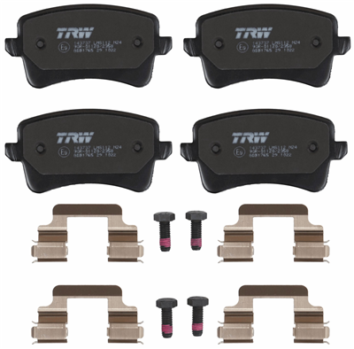 FREN BALATASI ARKA AUDI A4 1.8-2.0 TFSİ 08-15, 1.8 TFSİ QUATTRO 08-12, 2.0 TDİ 07-15, 3.0 TDİ 11-15, A5 1.8 TFSİ 07-17, 2.0 TFSİ 08-16, 2.0 TFSİ QUATTRO 08-16, 2.0 TDİ 08-17, 2.7 TDİ 07-12, 3.0 TDİ 11-17, 3.0 TDİ QUATTRO 07-17 