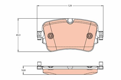FREN BALATASI ARKA AUDI Q7 2.0 TFSİ QUATTRO 15=>, 3.0 TFSİ QUATTRO 15-19, 3.0 TDİ QUATTRO 15-19, SQ7 TDİ QUATTRO 16-19 