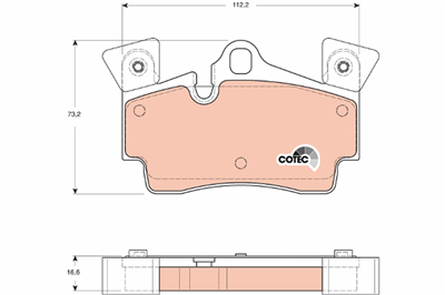 FREN BALATASI ARKA AUDI Q7 3.0 TDİ QUATTRO 06-15, PORSCHE CAYENNE 3.2 03-07, T S 4.5 04-07 