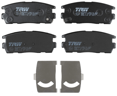 FREN BALATASI ARKA CHEVROLET CAPTIVA 2.4 06=>, 2.4 4WD 06=>, 3.2 4WD 06=> 