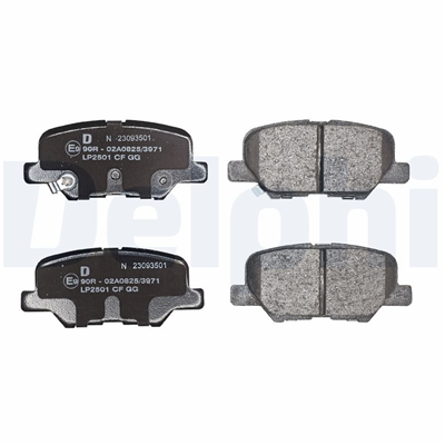 FREN BALATASI ARKA CITROEN C4 AIRCROSS 1.6 / 1.8 12 =>, PEUGEOT 4008 1.6 / 1.8 / 2.0 12 => 