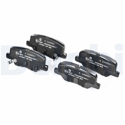 FREN BALATASI ARKA CITROEN C4 AIRCROSS 1.6 / 1.8 12 =>, PEUGEOT 4008 1.6 / 1.8 / 2.0 12 => 
