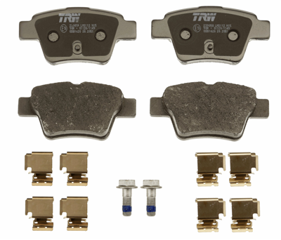 FREN BALATASI ARKA CITROEN C4 I 1.4-1.6 16V 04-11, 1.6 16V BİO-FLEX 07-08, 1.6 VTİ 08-11, 1.6 THP 08-11, 2.0 16V 04-11, 1.6-2.0 HDİ 04-11, C4 I SEDAN 1.6 16V 06-11, 1.6 HDİ 06-11, C4 COUPE 1.4-1.6 16V 04-11, 1.6 VTİ 08-11, 1.6 THP 08-11, 2.0 16V 04-1