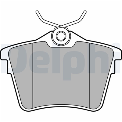 FREN BALATASI ARKA CITROEN C5 III 2.2 / 3.0 08 =>, C5 III BREAK 2.2 / 3.0 09-14, PEUGEOT 407 2.2 / 3.0 04-10, 607 2.2 05-11 