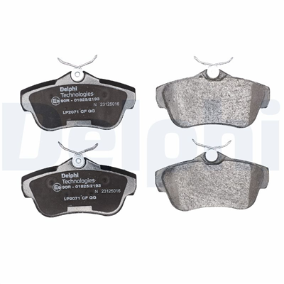 FREN BALATASI ARKA CITROEN JUMPY 1.6 / 2.0 07 =>, FIAT SCUDO 1.6 / 2.0 07 =>, PEUGEOT EXPERT 1.6 / 2.0 07-16, TOYOTA PROACE 1.6 / 2.0 13-16 