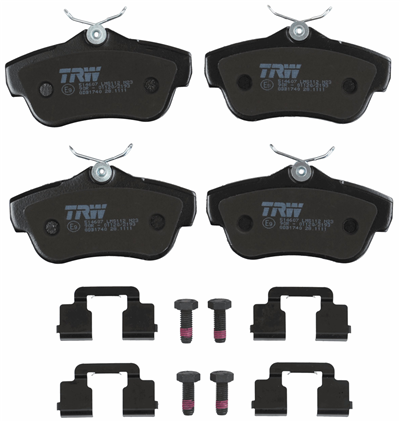 FREN BALATASI ARKA CITROEN JUMPY II 2.0 İ 07=>, 1.6 HDİ 90 8V 07=>, 1.6 HDİ 90 16V 07=>, 2.0 HDİ 07=>, FIAT SCUDO 1.6 D MULTİJET 07=>, 2.0 D MULTİJET 07=> 