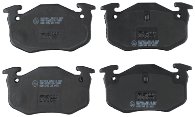FREN BALATASI ARKA CITROEN SAXO 1.6 96-04, 1.6 VTS 96-03 