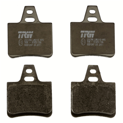 FREN BALATASI ARKA CITROEN XANTIA 1.6 İ 93-01, 1.8 İ 93-03, 2.0 İ 93-03 