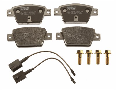 FREN BALATASI ARKA FIAT BRAVO II 1.4 07-14, 1.4 T-JET 07-14, 1.4 16V 10-14, 1.6-1.9 D MULTİJET 07-14, 2.0 D MULTİJET 08-14, MULTIPLA 1.6 16V 02-10 