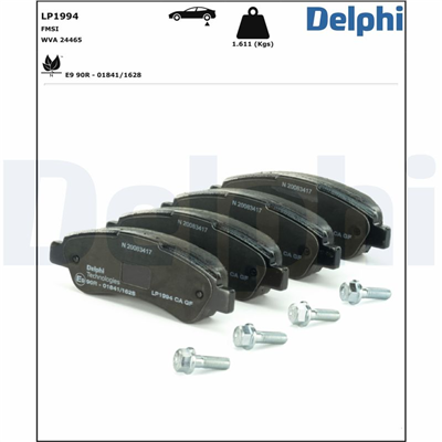 FREN BALATASI ARKA FIAT DUCATO, CITROEN JUMPER, PEUGEOT BOXER 2.3 HDI/3.0 HDI 06 =>, CITROEN JUMPER, PEUGEOT BOXER 2.0 BLUEHDI 15 => 