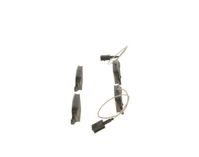 FREN BALATASI ARKA FIAT PANDA 1.2 4x4 / 1.3 D MULTIJET / 1.4 04 =>, IDEA 1.6 D MULTIJET 08 =>, 500 0.9 / 1.4 13 => 