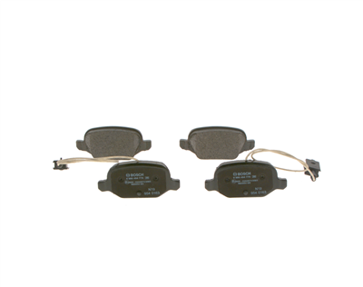 FREN BALATASI ARKA FIAT PANDA 1.2 4x4 / 1.3 D MULTIJET / 1.4 04 =>, IDEA 1.6 D MULTIJET 08 =>, 500 0.9 / 1.4 13 => 