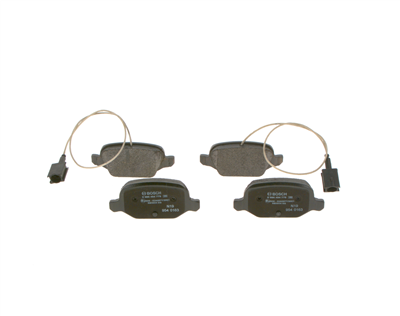 FREN BALATASI ARKA FIAT PANDA 1.2 4x4 / 1.3 D MULTIJET / 1.4 04 =>, IDEA 1.6 D MULTIJET 08 =>, 500 0.9 / 1.4 13 => 