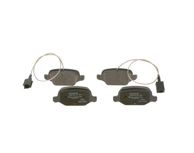 FREN BALATASI ARKA FIAT PANDA 1.2 4x4 / 1.3 D MULTIJET / 1.4 04 =>, IDEA 1.6 D MULTIJET 08 =>, 500 0.9 / 1.4 13 => 
