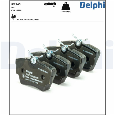 FREN BALATASI ARKA FIAT TALENTO 1.6 16 =>, NISSAN NV300 1.6 16 =>, OPEL VIVARO 1.9 / 2.0 / 2.5 03 => RENAULT TRAFIC II 1.9 / 2.0 / 2.5 03 =>, VW TRANSPORTER 2.0 / 2.5 / 2.8 90-03 