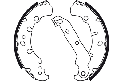 FREN BALATASI ARKA FORD FIESTA IV 1.3 İ 95-02, 1.4 İ 16V 96-00, 1.8 D 00-02, 1.8 Dİ 00-02 