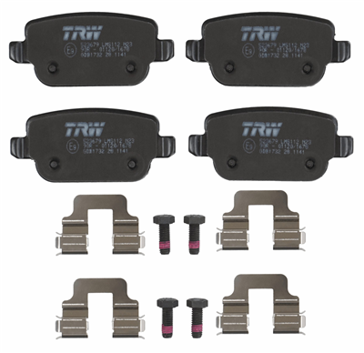 FREN BALATASI ARKA FORD FOCUS II 2.5 ST 05-12, 2.5 RS 09-11, 2.5 RS 500 10-11, S-MAX 2.0 06-14, 2.0 ECOBOOST 10-14, 2.3 07-14, 1.6 TDCİ 11-14, 1.8 TDCİ 06-14, 2.0 TDCİ 06-14, 2.2 TDCİ 08-14, MONDEO IV 1.6 Tİ 07-15, 2.0 07-14, 2.3-2.5 07-15, 1.6 TDCİ 