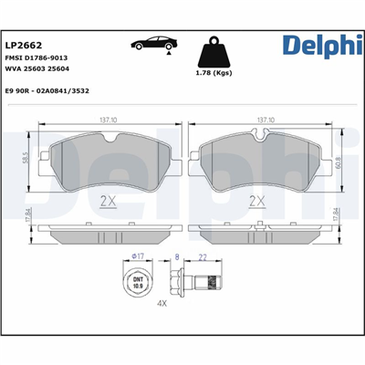 FREN BALATASI ARKA FORD TRANSIT 2.2 TDCİ 13=>, 2.2 TDCİ RWD 13=>, TRANSIT CUSTOM 2.2 TDCİ 12=> 