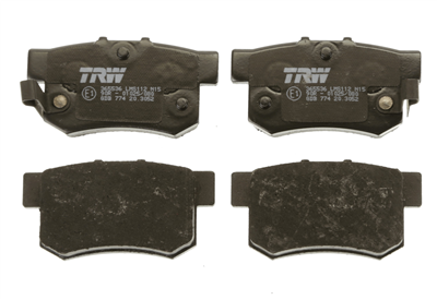 FREN BALATASI ARKA HONDA CIVIC IV AERODECK 2.0 İ 16V 93-93, 2.2 İ 16V 91-93, PRELUDE IV 2.0 İ 16V 92-96, 2.2 İ 16V VTEC 93-96 